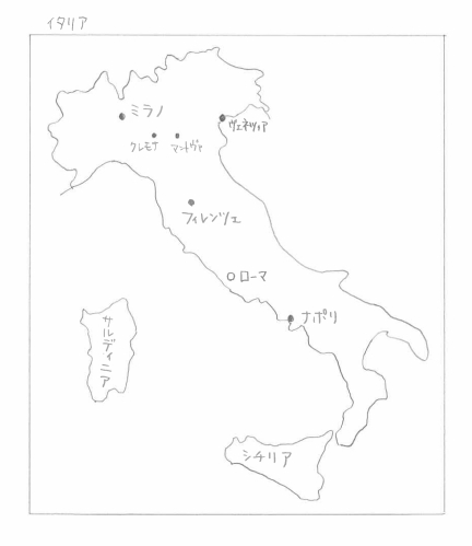 イタリア地図